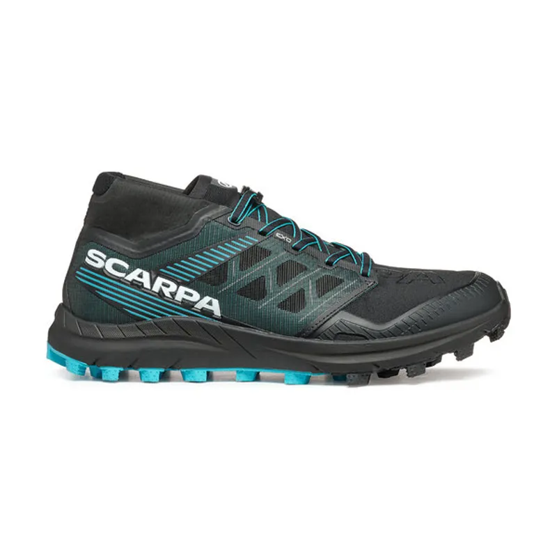 Scarpa Spin ST Men's Fell Running Shoe in Black/Azure